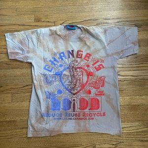 Online Ceramics - change is good tshirt - size medium
